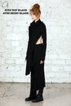 Marc le bihan long net eye skirt 2752 black